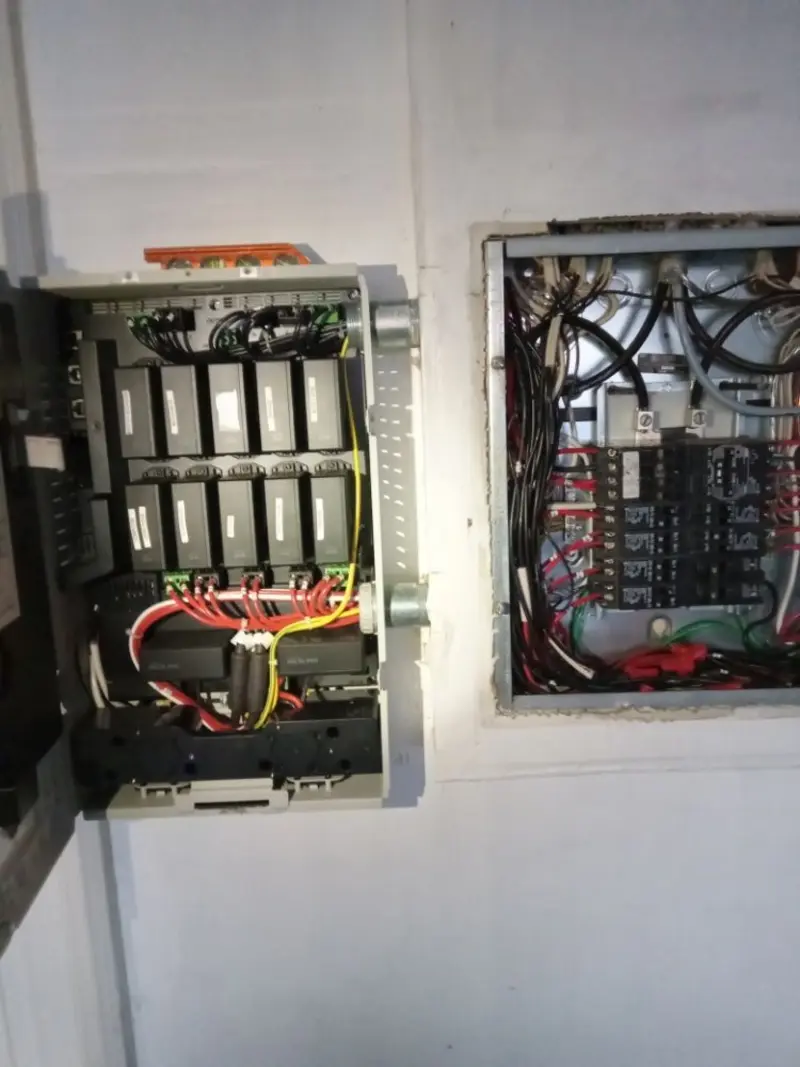 Electrical panel upgrade completed for Commercial Electrician Services in Leland